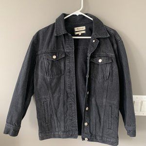 Madewell The Oversized Jean Jacket in Lunar Wash